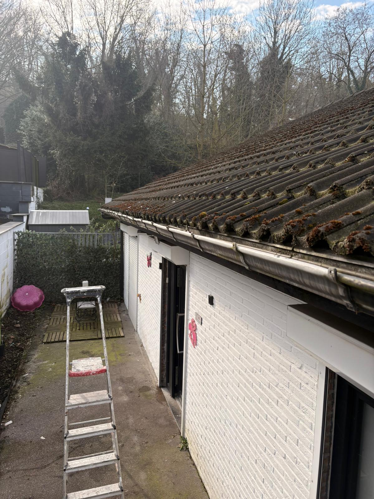 Changement gouttières à Flemalle - état avant intervention - TS Pro-Tech